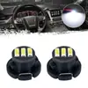 Luz LED para carro luz do painel T4.7 4014 3SMD lâmpada de motocicleta 12V luz do ar condicionado do carro luz de controle central