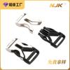 Nueve hebillas redondas de metal directo, hebilla plana, mochila, hebilla de metal, equipaje, bolso de mano, hebilla para correa de zapato, venta al por mayor
