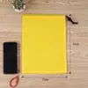 Bolsa de nylon com cordão para acabamento de roupas, bolsa de armazenamento, cordão de poliéster, atacado de fábrica