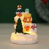 Amazon Transfronterizo Nueva Casa Emisora de Luz LED Casa de Nieve Decoración Navideña Regalos