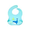 Baberos de Silicona para Niños Modelo Nuevo Transfronterizos, Baberos de Silicona Impermeables y Resistentes a Manchas para Babear, Baberos de Alimentación para Bebés, Personalizables