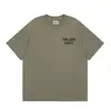 GALLERY DEPT TIDE estampa colorida de letras de desenho animado camiseta de manga curta de alta qualidade casual solta verão masculina e feminina