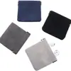 Estuche para Auriculares, Bolsa de Almacenamiento para Cables de Datos, Estuche de Cuero, Cuero PU, Joyería de Perlas, Lápiz Labial, Cierre Automático de Primavera Bolso Dorado