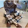 Conjunto de Pijama Casual Doce de Desenho Animado de Manga Longa, Pulôver Fino Estampado Novo, Roupa de Casa para Primavera e Outono de 2026
