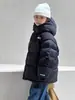 Ropa para niños de Corea del Sur chaqueta de plumón para niños otoño e invierno Nueva de longitud media para niños y niñas ropa de trabajo engrosada moda infantil