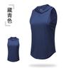 Chaleco con capucha de verano para mujer, para entrenamiento físico al aire libre, running, secado rápido, ropa de yoga, chaleco deportivo superior para mujer