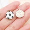 30 Estilos Mixtos de Trofeo de Fútbol de la Copa del Mundo con Goteo de Aceite, Estadio, Camiseta, Colgantes de Aleación, Pendientes DIY, Pulsera, Accesorios de Joyería