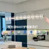 Lámpara de araña de cristal Luce Sferica italiana para restaurantes, barras de bar y salas de estar; Tiras de luces LED lineales para salas de estar