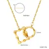 Joyería Popular Transfronteriza, Cadena para Clavícula con Colgante Redondo de Acero Inoxidable de Nicho de Lujo Ligero, Accesorios de Collar de Moda de Gama Alta para Mujeres