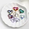 Ding Yi Transparente Forma de Durazno Luna Fría Alto Brillo Galvanizado Acrílico Forma de Corazón Cuentas DIY Accesorios para Cadena de Teléfono