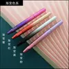 Fábrica de Cangzhou Pincel Retrátil para Lábios Pincel de Batom Portátil Pincel de Maquiagem de Nylon Compacto Corretivo Ferramenta de Maquiagem de Beleza com Duas Pontas