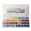 Pintura de Acuarela Sólida 36/48/72 Colores Pintura de Acuarela para Niños Polvo de Acuarela Set de Pintura para Principiantes