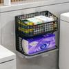 Nuevo Soporte de Almacenamiento para Caja de Pañuelos de Baño Cesta Montada en la Pared sin Perforaciones Caja para Colocar Papel Higiénico Soporte para Rollo de Papel de Baño