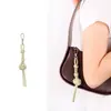 Ins Colorido Corda de Couro PU com Nó Duplo Pingente Criativo para Celular Nicho Versátil Pingente para Bolsa Pingente Chaveiro Joia