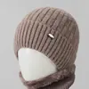 Chapéu de Inverno para Mulheres, Idosos, Avós, Chapéu Quente de Lã de Coelho com Forro de Fleece Espesso, Proteção Auricular à Prova de Frio para Mães de Meia-Idade e Idosos, Chapéu de Tricô