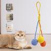 Brinquedo para gatos, corda de cânhamo e sisal, bola de moagem mista, garra de moagem e calmante, pode pendurar, suprimentos essenciais para animais de estimação