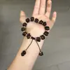 Pulsera Original Nueva Estilo Chino para Estudiantes con Granos de Café, Elementos de Osito Lindo, Zorro de Nueve Colas y Perro Canela, un Éxito en Xiaohongshu