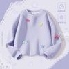 Roupas Infantis Outono Moletom para Meninas 2026 Novo Estilo Primavera e Outono Roupas para Meninas Tops com Design de Laço Venda por Atacado em Estoque