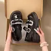 Sapatos Mary Jane com Laço e Sola Grossa para Mulheres 2026 Novo Estilo Universitário de Tira Única Bico Redondo Versátil Sapatos de Couro com Sola Grossa