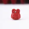 Cinnabar de Alto Teor Pingente de Segurança Palavra Fu Contas Acessórios DIY Estilo Étnico Joias Pulseira Colar Chaveiro Atacado