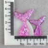 Cola de Sirena de Resina Crema Funda para Teléfono Móvil Accesorios DIY Llavero Aretes DIY Colgante de Cola de Pez Material al por Mayor
