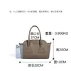 2026 Nuevo Modelo Bolso de Hombro de Cuero Genuino Lujo Ligero, Bolso Boston de Cuero Genuino de Gama Alta Nicho, Bolso Cruzado de Gran Capacidad para Viajes Diarios