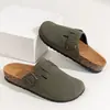 Zapatos Birkenneth Suela Suave Populares en Internet Antideslizantes Otoño e Invierno Hogar 2024 Nuevos Zapatos Maomao para Abrigo de Invierno
