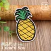 Parche Bordado de Frutas de Dibujos Animados Lindo y de Moda Flor Pequeña Parche Decorativo para Ropa Reparación de Agujeros Subsidio