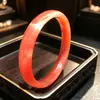 Pulsera plana de ágata de imitación por lotes directa de fábrica de Guangdong, pulsera de vidrio, pulsera de vidrio a rayas para hombres y mujeres al por mayor