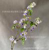 Nova flor lilás casamento flor artificial parede de fundo salão de casamento pendurado decoração macia sensação floral buquê de linha flor artificial
