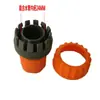 Conector de Manguera de Jardín de Plástico Naranja de 25 mm con Interfaz Rápida, Interfaz de Manguera de 1 pulgada