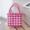 Nova Bolsa de Ráfia de Plástico Cesto de Legumes Mochila Bolsa de Praia DIY Foto Bolsa Casual Feminina Modelo Popular Fabricante Atacado