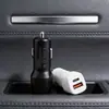 Cargador de Coche Super Rápido de Fibra de Carbono con Doble Puerto Pd, Cargador de Coche 3.1A, Cargador de Encendedor de Cigarrillos 15W38W