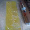Los fabricantes venden placas de goma de resorte translúcidas para tendones de res de poliuretano PU transparente amarillo, el tamaño se puede solicitar.