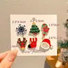 Broche de Papá Noel Europeo y Americano Atmósfera Lindo Pin Personalidad Festiva para Mujer Insignia Creativa Hebilla de Pin de Dibujos Animados Decoración