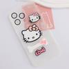 Kk Gato Preto Rosa Gravata Borboleta Gato Plástico Macio Acessórios DIY Capa de Celular Chinelos Decoração iPad Copo de Água Patch de Joia