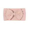 Diadema Elástica de Nylon Tejida a Mano de Color Sólido con Lazo de Ala Ancha para Niños, Amazon Europeo y Americano Transfronterizo, Accesorios para el Cabello Infantil 228