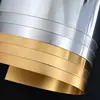 Nova Cartão Dourado e Prateado Dupla Face Papel Espelho Brilhante Iridescente Caixa de Presente Festival Artesanal Caixa de Embalagem Laserável Venda Direta de Fábrica