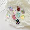 Aleación Dopamina Estilo Literario Brocha para Paleta Colgante Pintado a Mano Pulsera Hecha a Mano Collar Accesorios con Cuentas