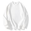 Sudadera de Cuello Redondo de Terciopelo Alemán Doble Cara para Hombre, Nueva Marca de Tendencia Otoño e Invierno 2025, Talla Grande, Corte Holgado, Camiseta Básica Versátil de Manga Larga para Hombre