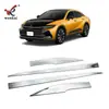 Adecuado para Toyota 23 Crown Crown Decoración Modificada de Borde de Puerta Tiras Brillantes Galvanizadas Instalación Especial Anti-Rayaduras para la Carrocería