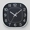 Reloj de Pared Cuadrado Moderno Creativo de 12 Pulgadas (30 cm) para el Hogar, Sala de Estar Cuadrada, Reloj Digital 3D para Dormitorio, Silencioso