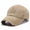 Gorra de Moda Bordada con Letras Estilo Coreano Distintiva Gorra de Béisbol Rothed para Hombre y Mujer Parasol para Exteriores Combinable Lavable Moderna