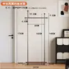 Cabideiro de Metal para Uso Doméstico, Cabideiro de Chão Simples e Luxuoso para Quarto, Sala de Estar, Hall de Entrada, Pequeno Cabideiro Móvel de Chão
