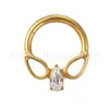 Pingente de liga de titânio F136 Brincos de argola para nariz Joias para piercing corporal de liga de titânio G23 Atacado de Piercings para Nariz