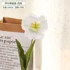 Tulipa Artificial Nova Virada Transfronteiriça Flor Artificial Tecido de Seda Artificial Flor Falsa Decoração de Casamento Adereços de Fotografia Tulipa