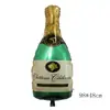 Globo de Película de Aluminio para Fiesta de Año Nuevo Cumpleaños Bar Decoración Copa de Vino Transfronteriza Extranjero Botella Grande de Champaña