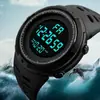 Reloj Deportivo Electrónico al por Mayor con Esfera Grande para Estudiante, Moderno, de Moda, Resistente al Agua, Transfronterizo, Europeo y Americano, con Alarma de Luz Fría