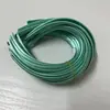 Diadema de tela color caramelo de 15 cm x 36,5 cm, diadema con diadema de tela de satén curvada, material para manualidades, accesorios para el cabello