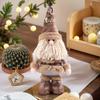 Nuevos Adornos Navideños Retro de Copo de Nieve Pequeño y Cuadros, Muñeca Telescópica para Decoración de Hotel, Bar, Centro Comercial